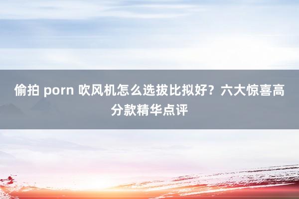 偷拍 porn 吹风机怎么选拔比拟好？六大惊喜高分款精华点评